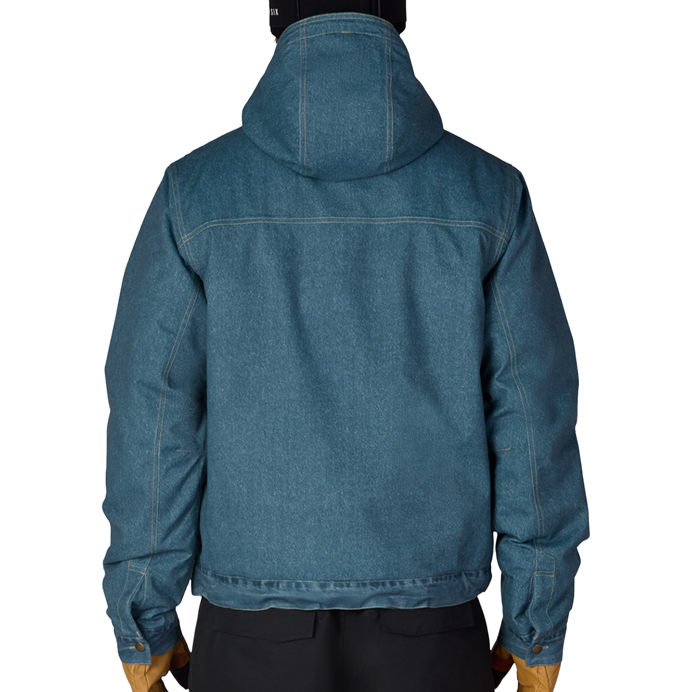 Deconstructed Denim Insulated Jacket