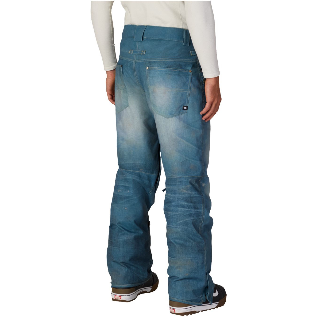 Deconstructed Denim Insulated Pant