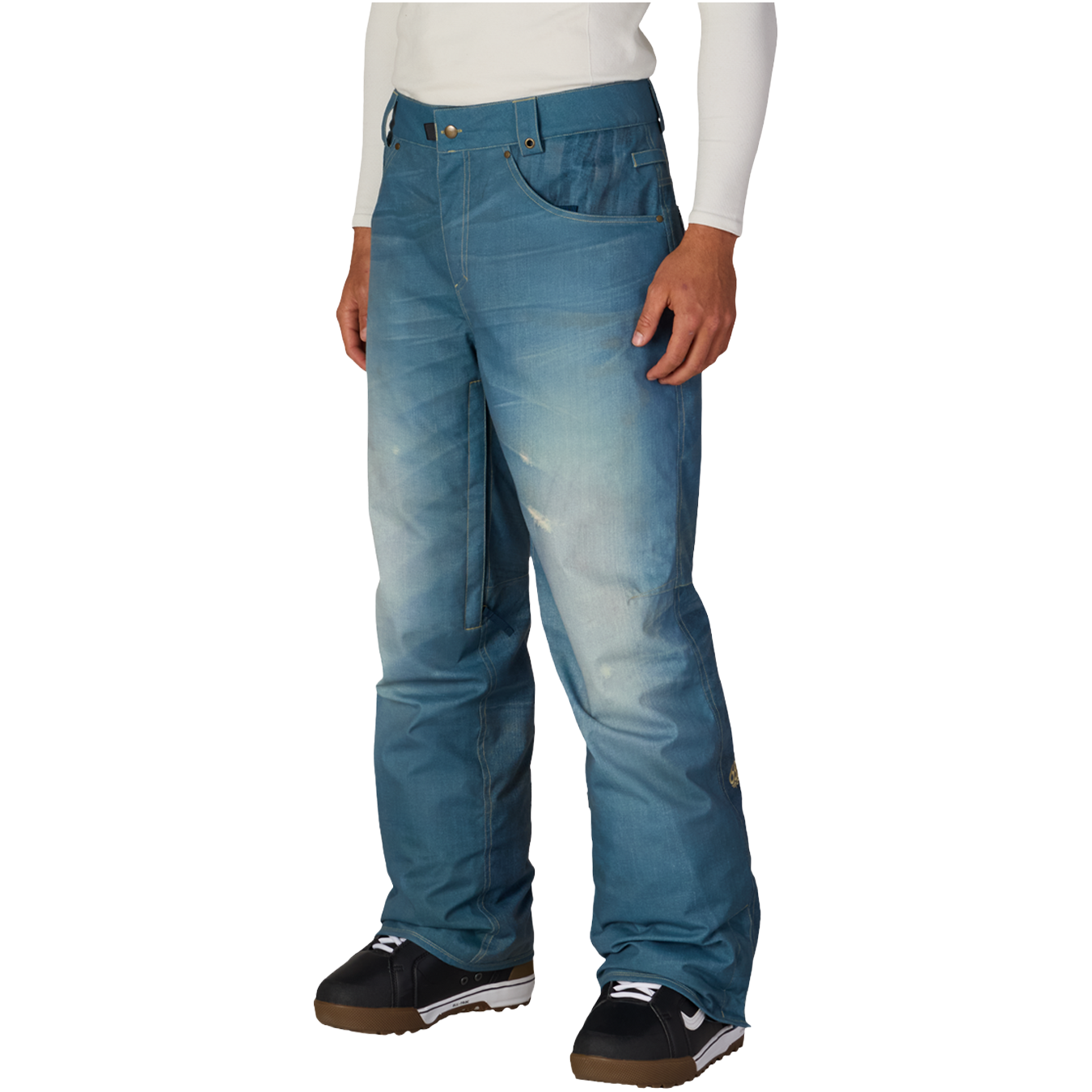 Deconstructed Denim Insulated Pant