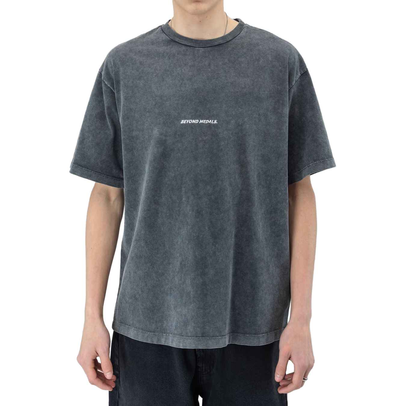 Distressed Logo S/S T-Shirt
