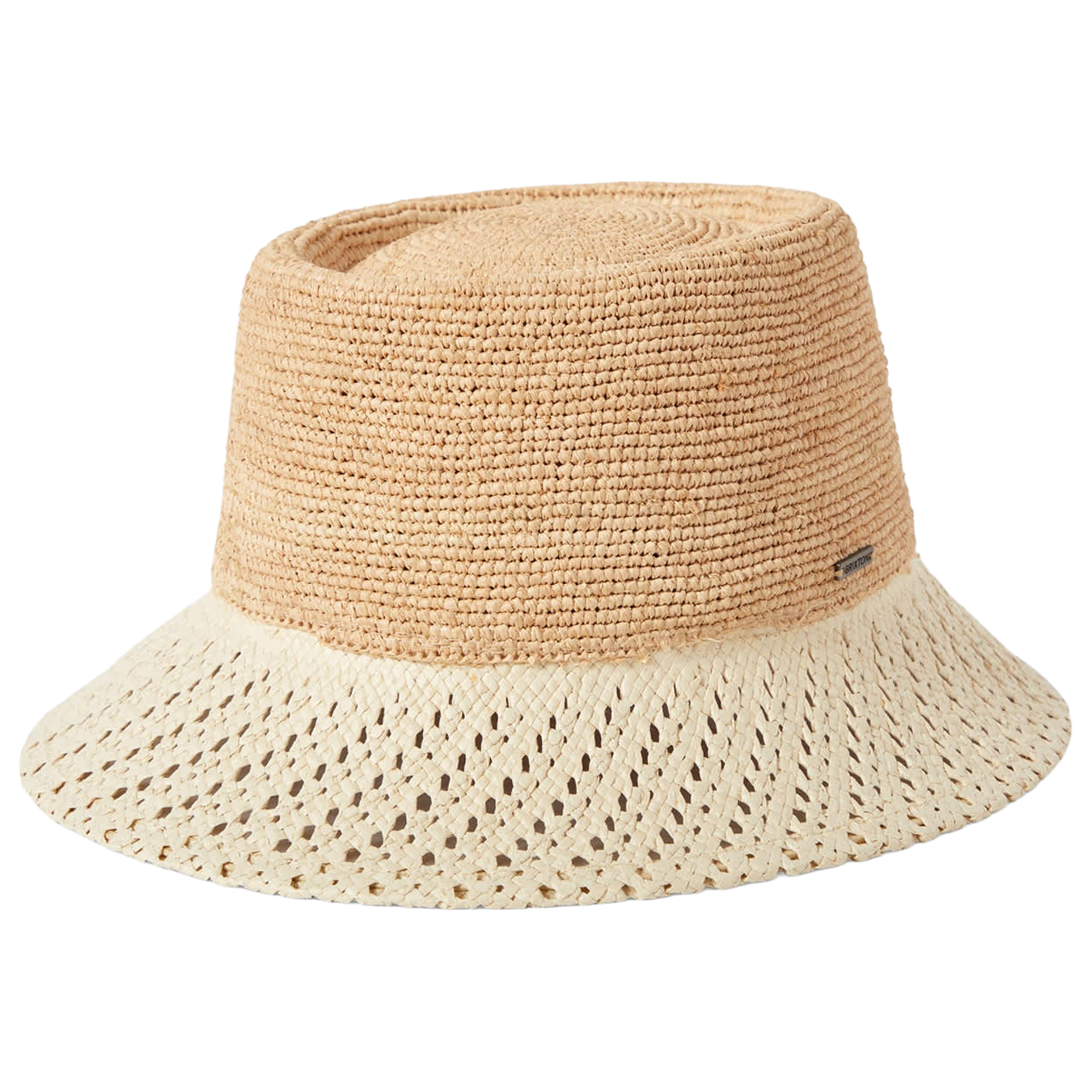 Ellee Festival Straw Bucket Hat - Natural/Natural