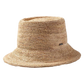 Ellee Straw Bucket Hat - Tan