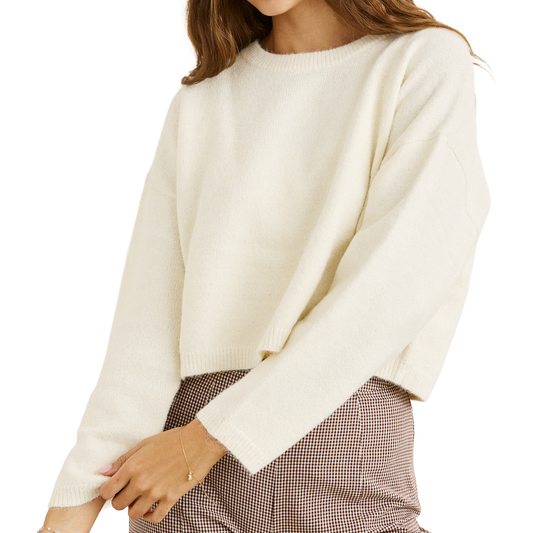 Estelle Fluffy Crew Neck Knit