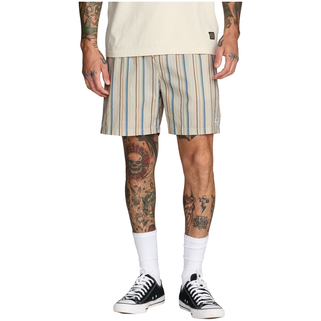 RVCA Exotica Seersucker Elastic 17 Short