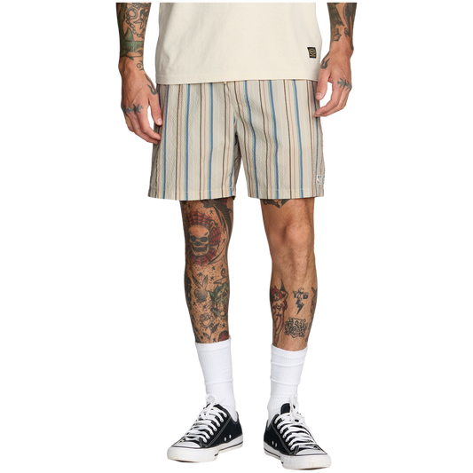 RVCA Exotica Seersucker Elastic 17 Short