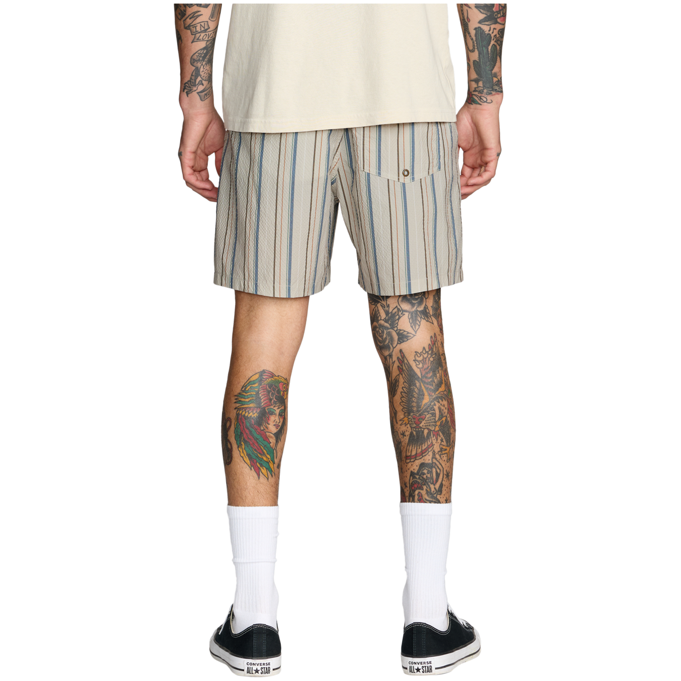 RVCA Exotica Seersucker Elastic 17 Short