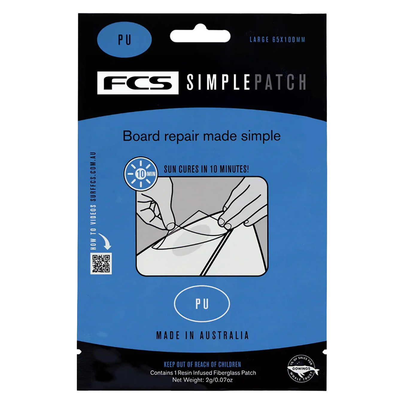 FCS Simple Patch Repair Patch- PU
