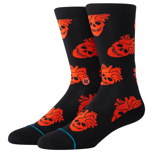 Fallin In Skull Crew Socks