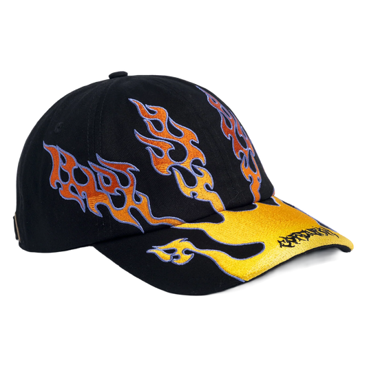 Flames Strapback Hat