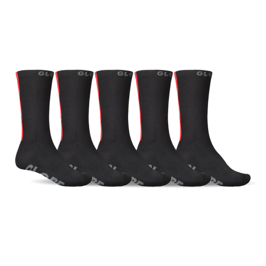 Stripe Hi Crew Sock 5Pk