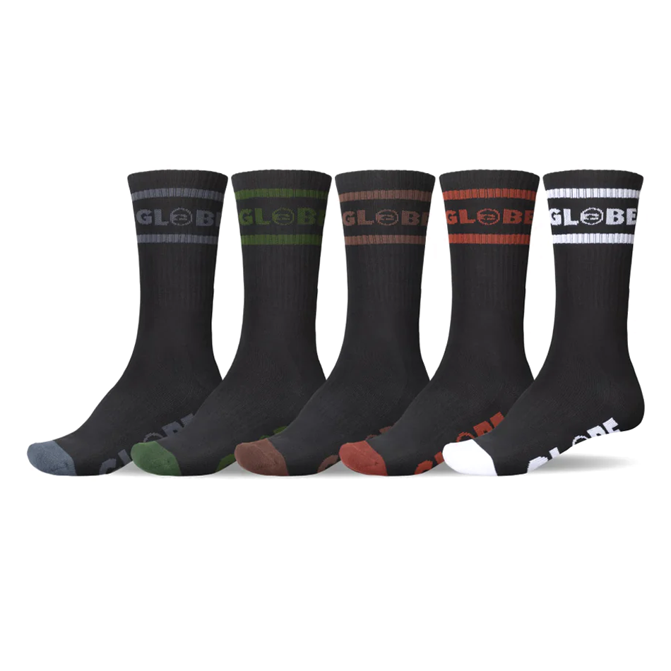 Tilt Hi Crew Sock 5pk