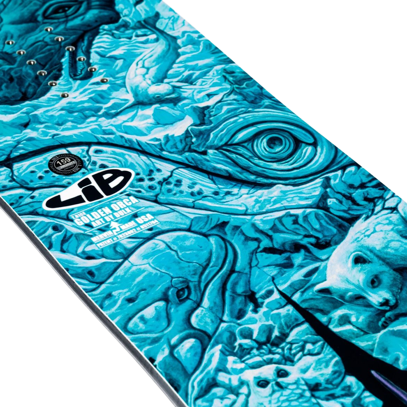 Golden Orca Snowboard