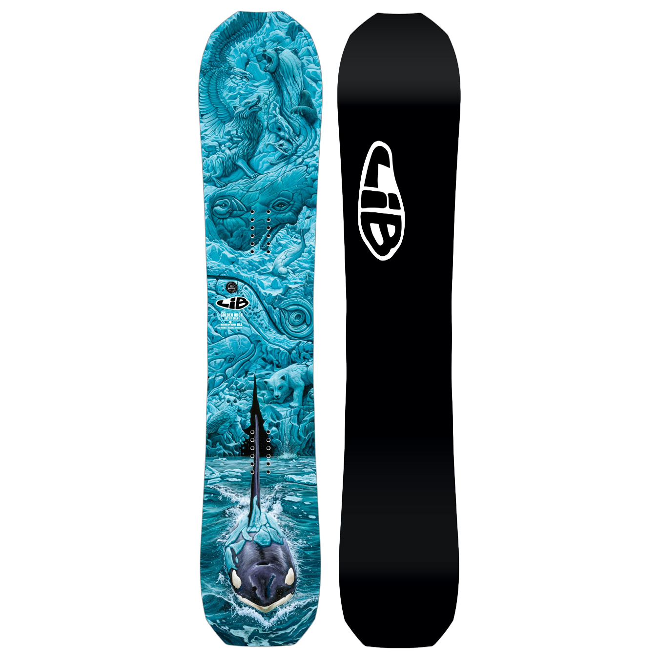 Golden Orca Snowboard