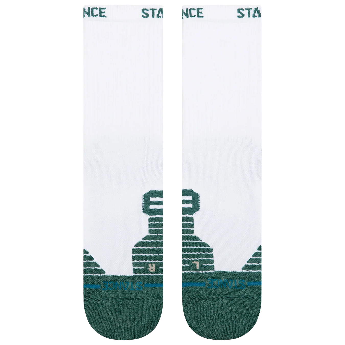 Golf Fairway Ribbed Crew Sock