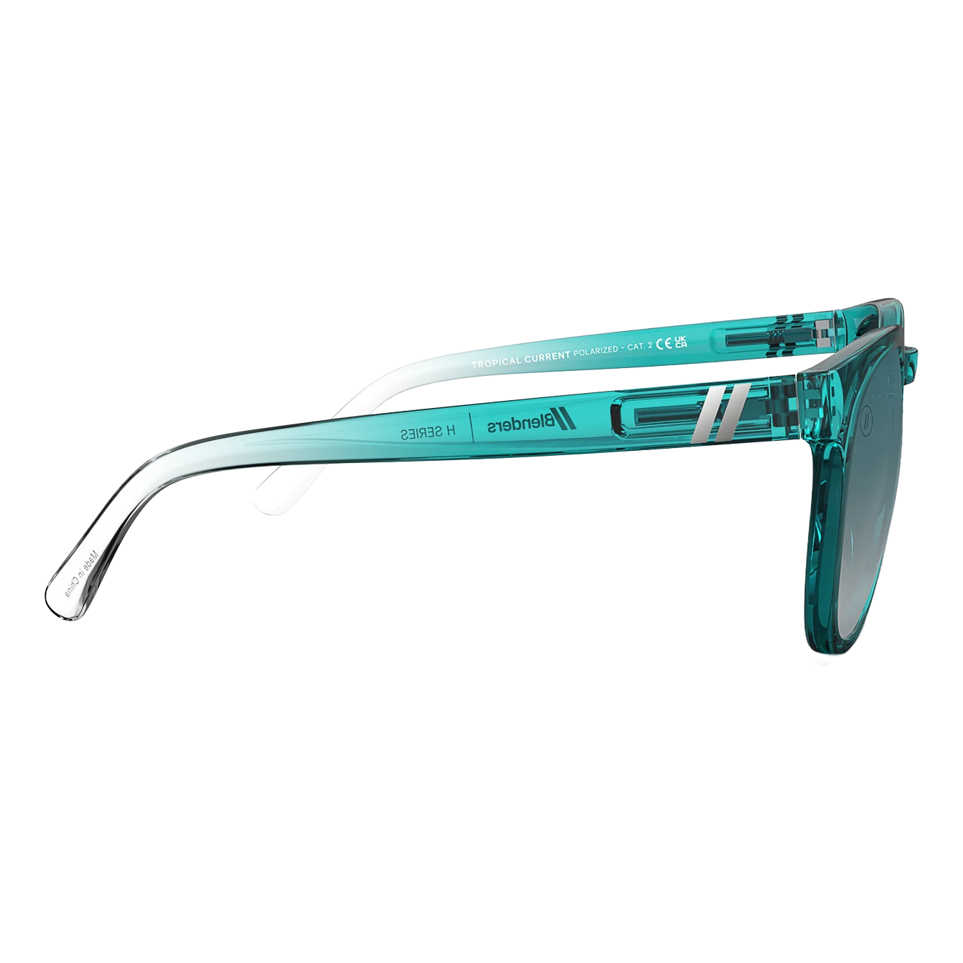H Series Sunglasses - Tropical Current/Teal Gradient Polarized