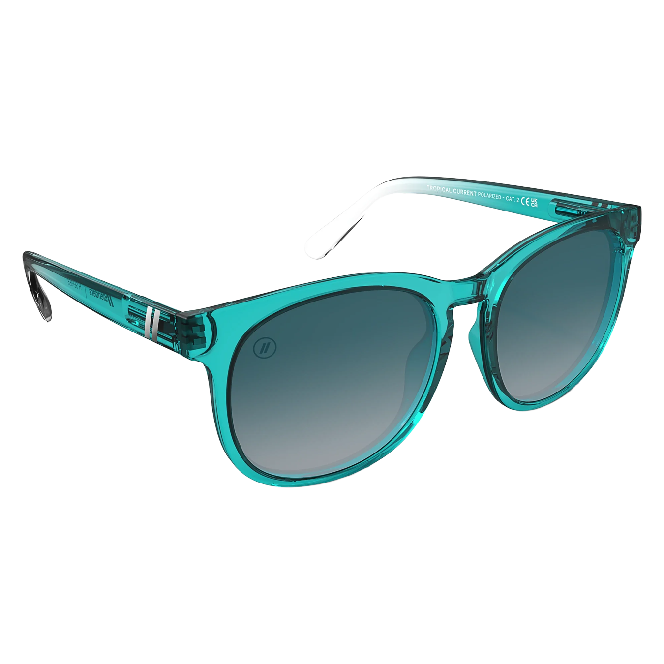 H Series Sunglasses - Tropical Current/Teal Gradient Polarized