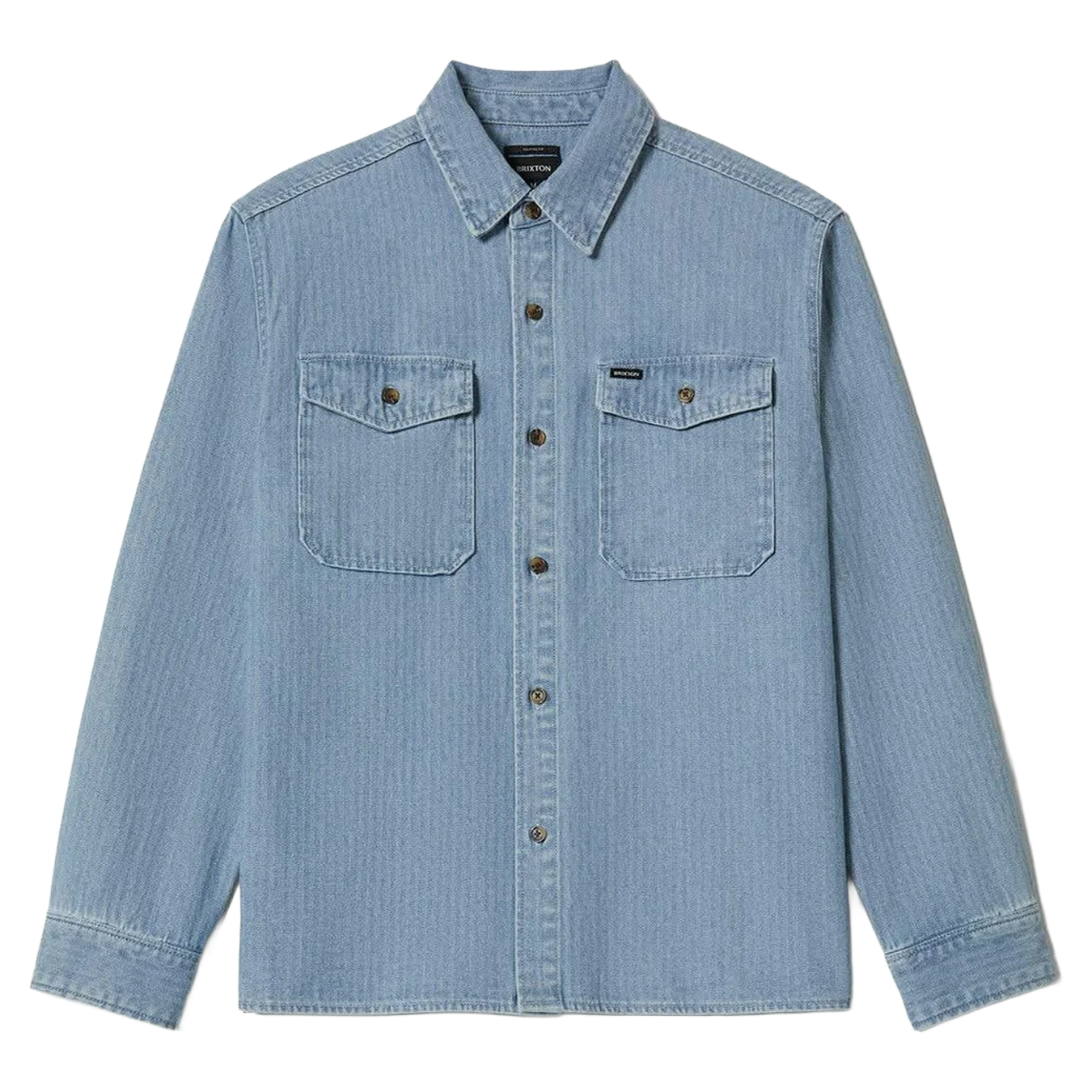 Herringbone Lightweight Relaxed L/S Overshirt