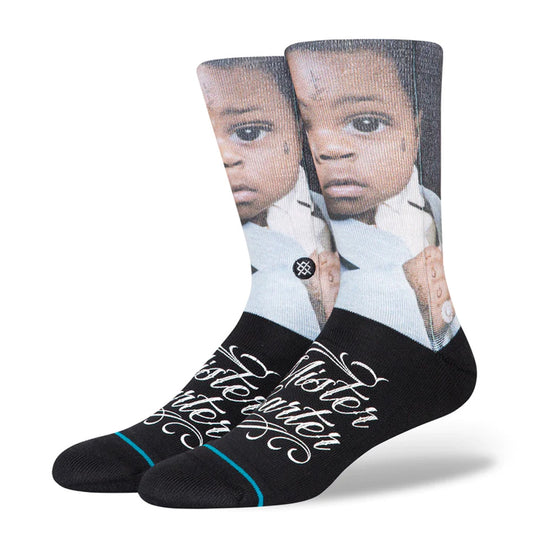 M Lil Wayne Mister Carter Sock H23
