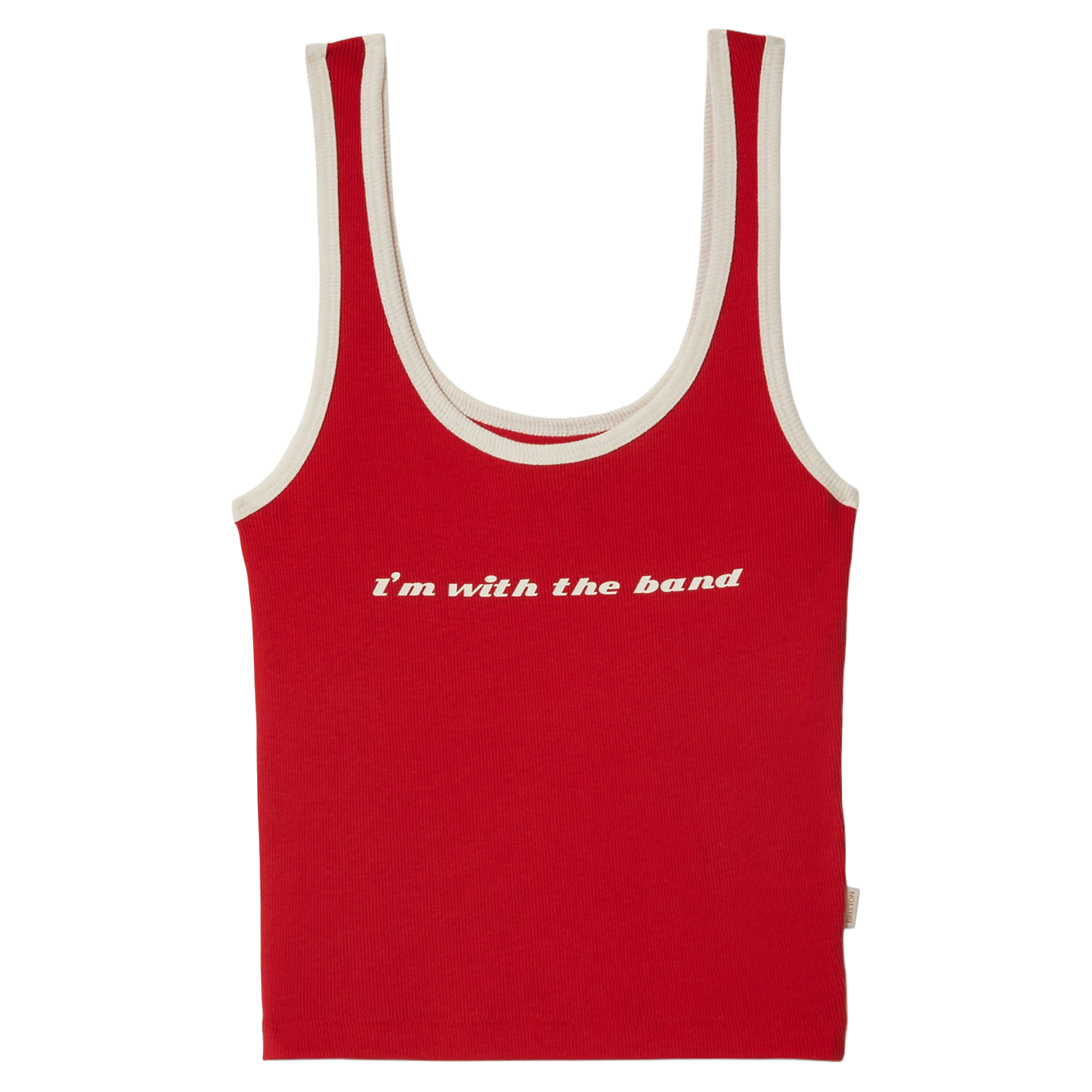 I'm With The Band Ringer A- Tank Top