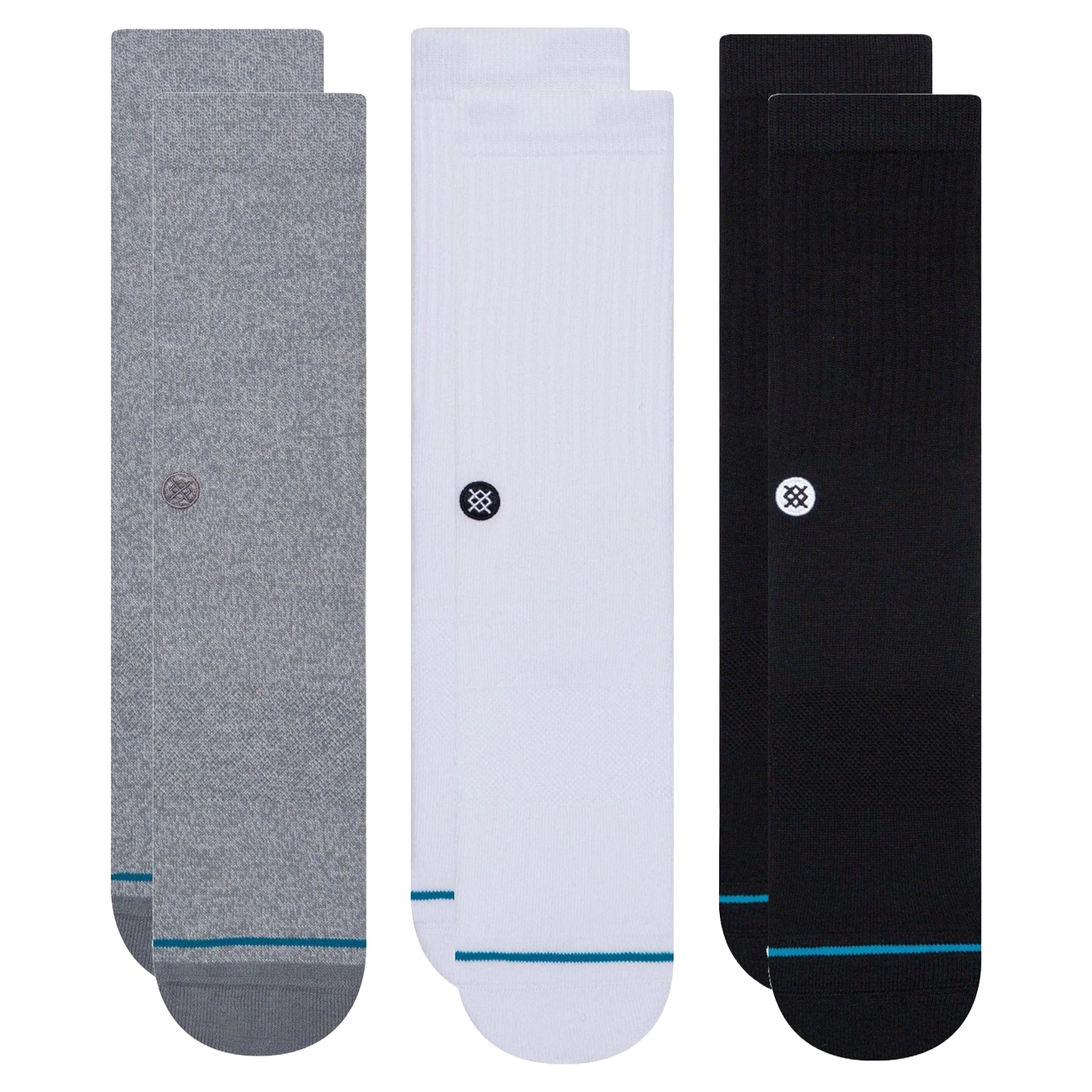 Icon Crew 3 pack Sock