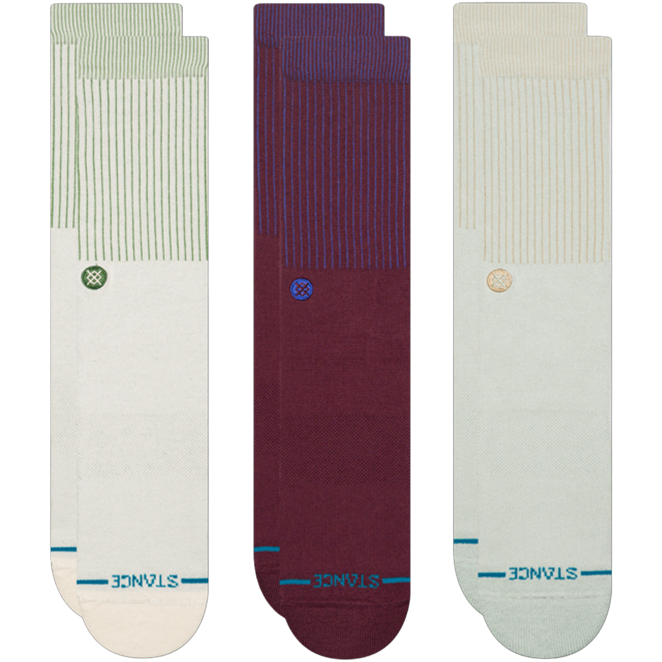 Icon Pop Crew 3Pk Sock