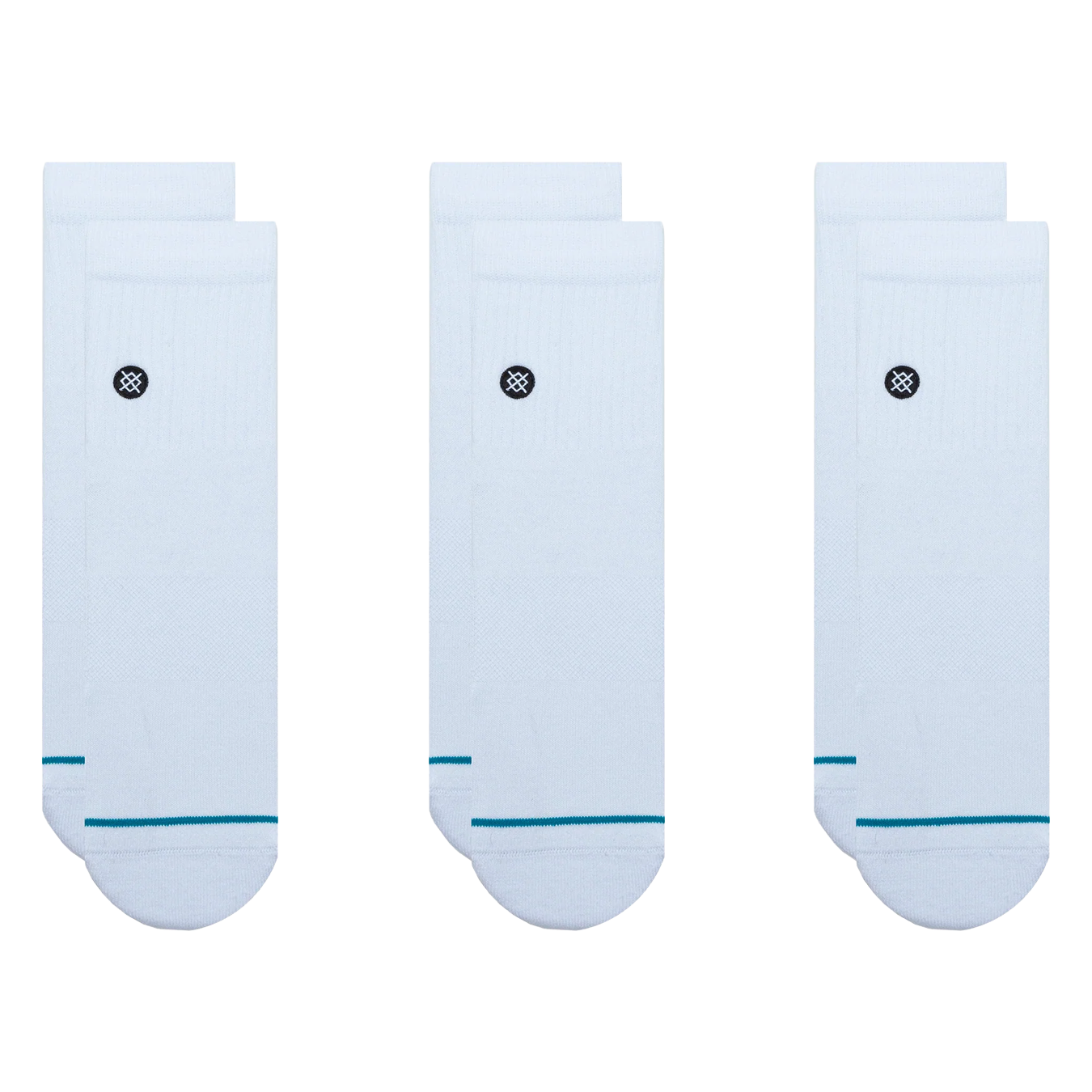 Icon Quarter 3Pk Sock