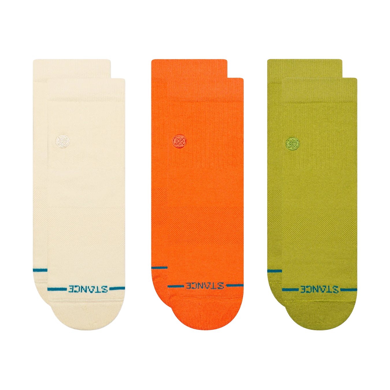 Icon Quarter 3 Pack Sock