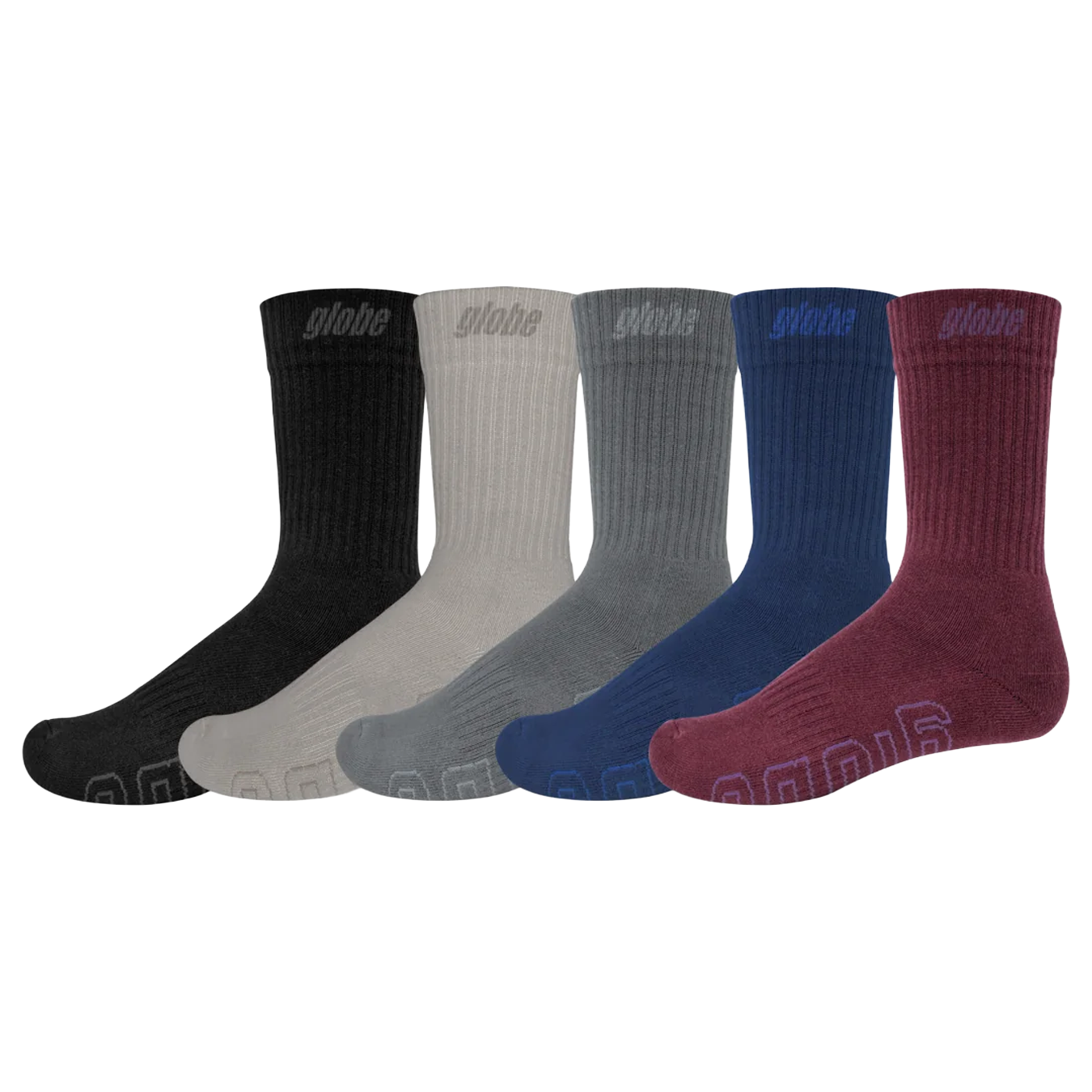 Impact Hi Crew 5 Pack Sock