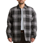 Insulated Plaid Shirt Jacket
