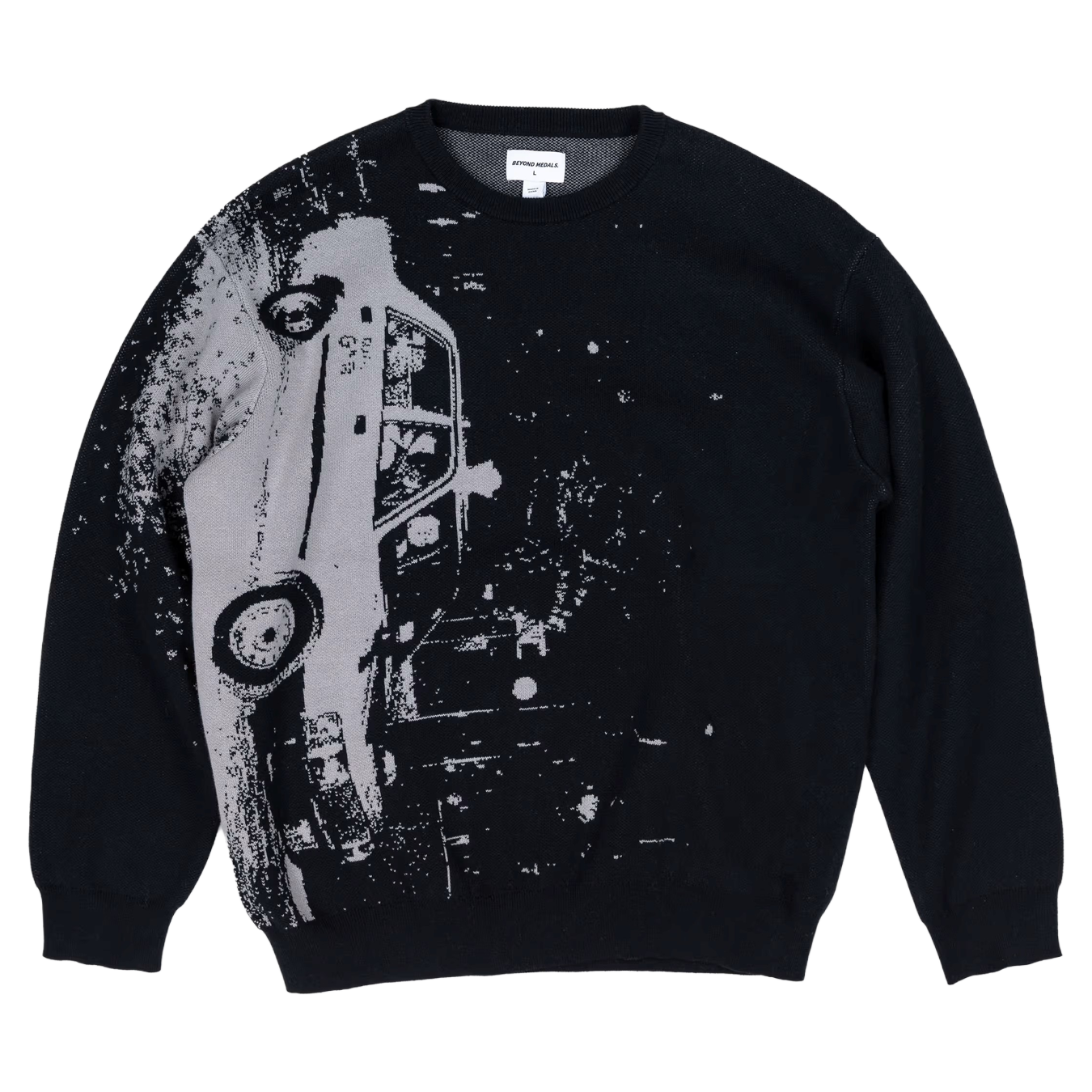 Jacquard Knit Sweater