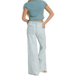 Jade Saltwashed Elastic Waist Pant