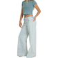 Jade Saltwashed Elastic Waist Pant