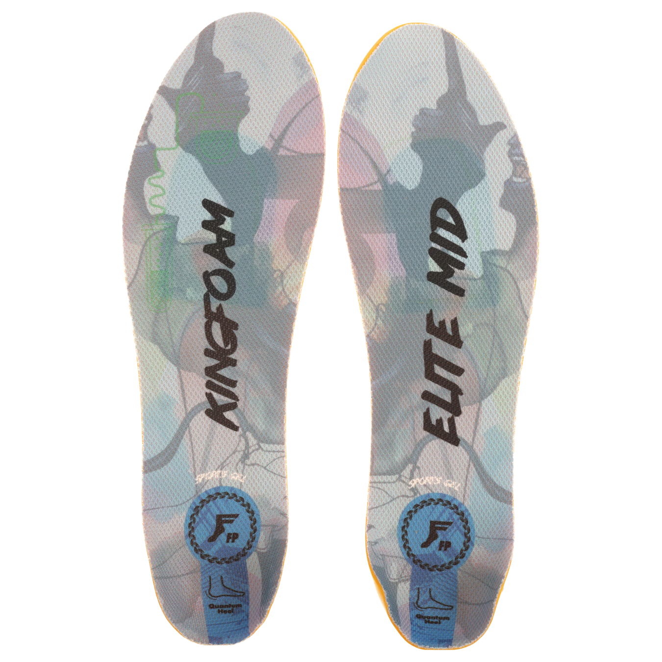 Kingfoam Elite Sport Quntm Heel Mid Insoles