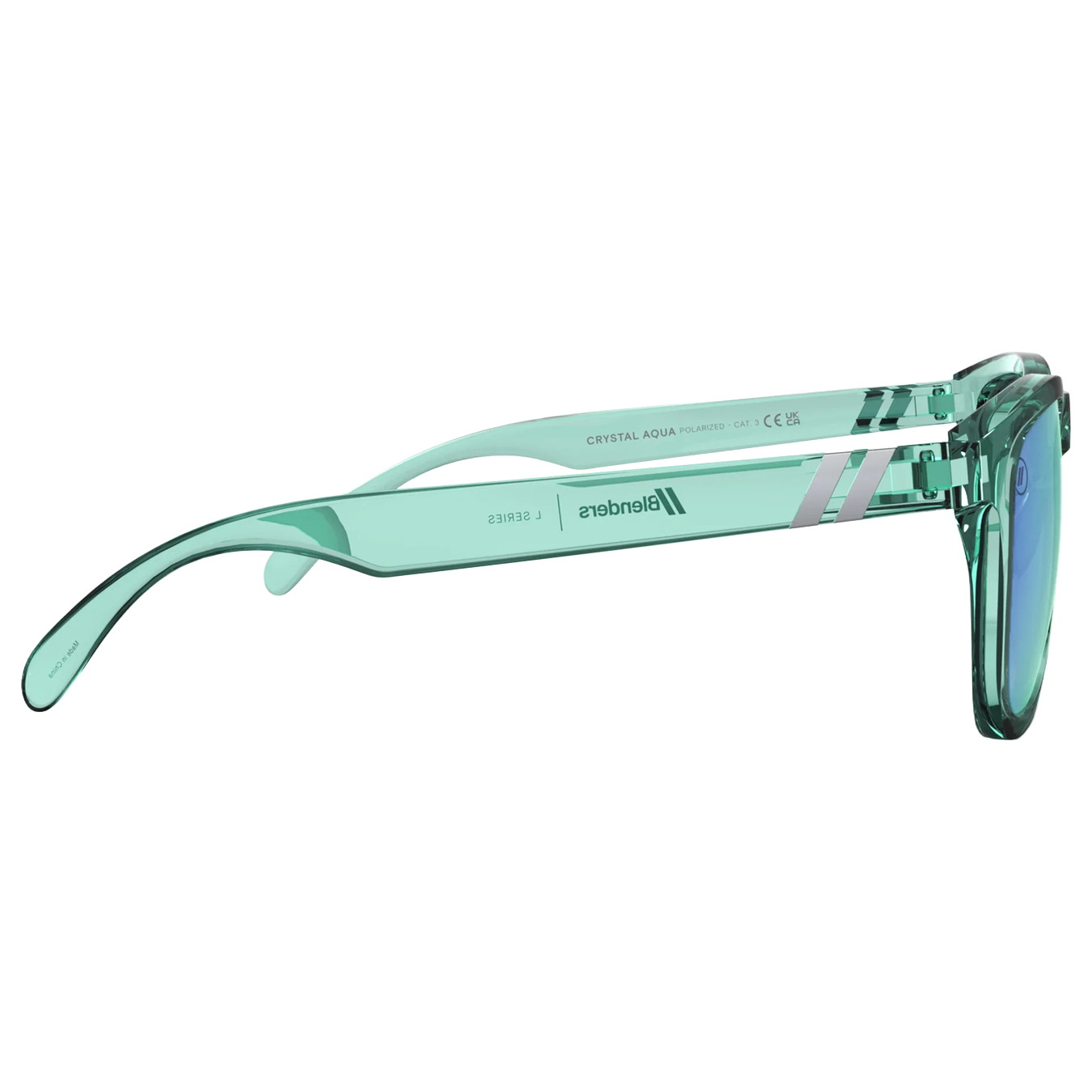 L Series Sunglasses - Crystal Aqua/Blue Green #2 Polarized