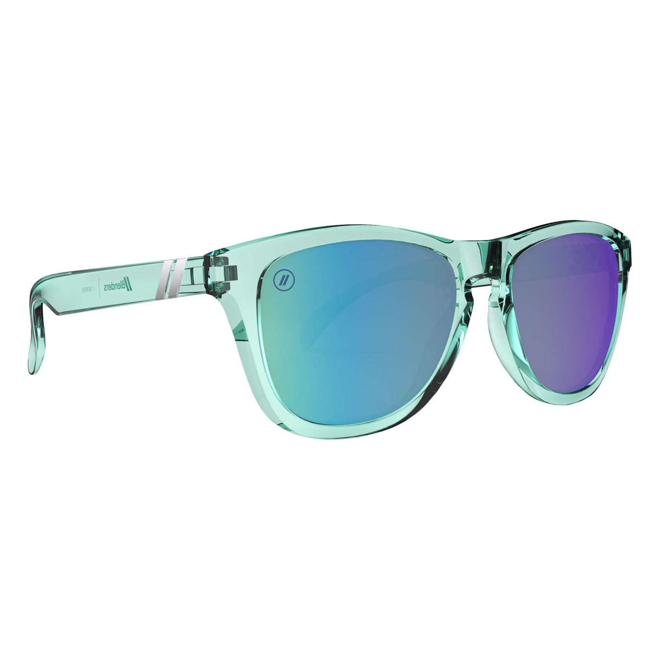 L Series Sunglasses - Crystal Aqua/Blue Green #2 Polarized