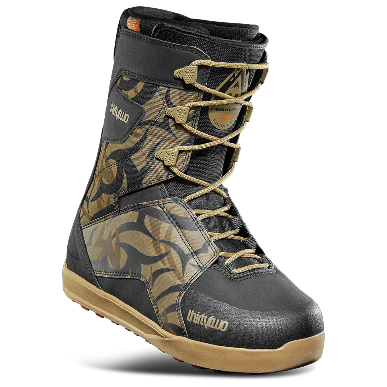 Lashed Corduroy Boot