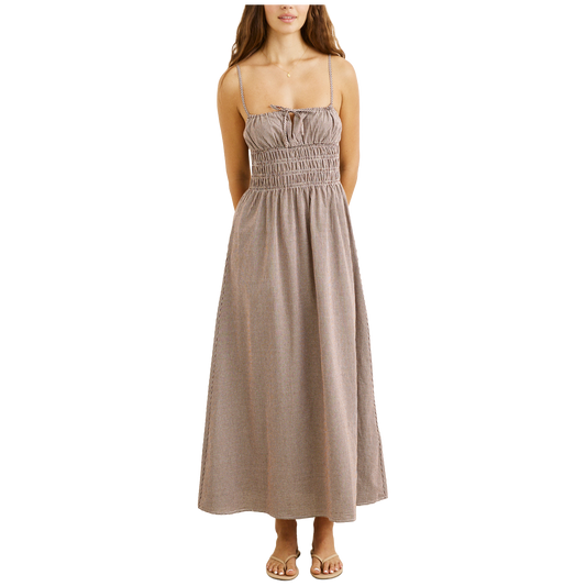 London Check Midi Dress