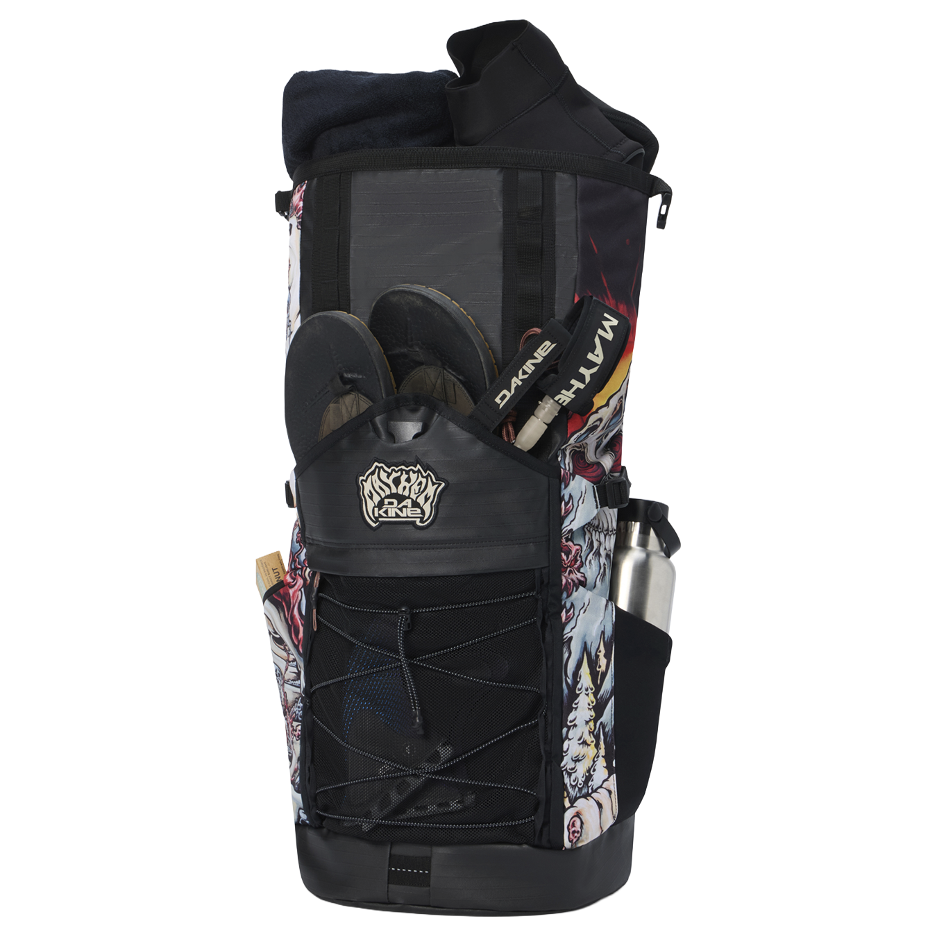 Mission Surf DLX Wet/Dry Rolltop Backpack 35L X Mayhem
