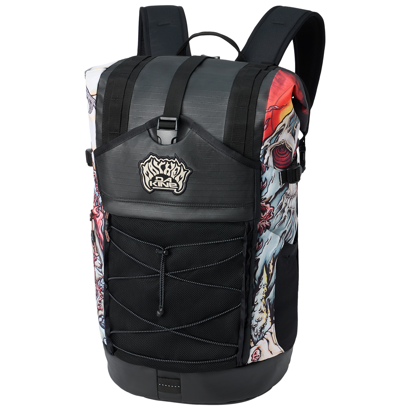 Mission Surf DLX Wet/Dry Rolltop Backpack 35L X Mayhem