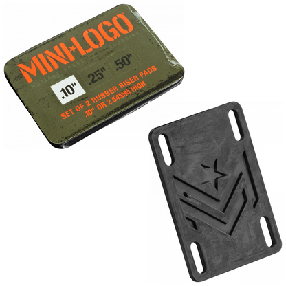 Mini Logo Rubber Riser Pads 2024