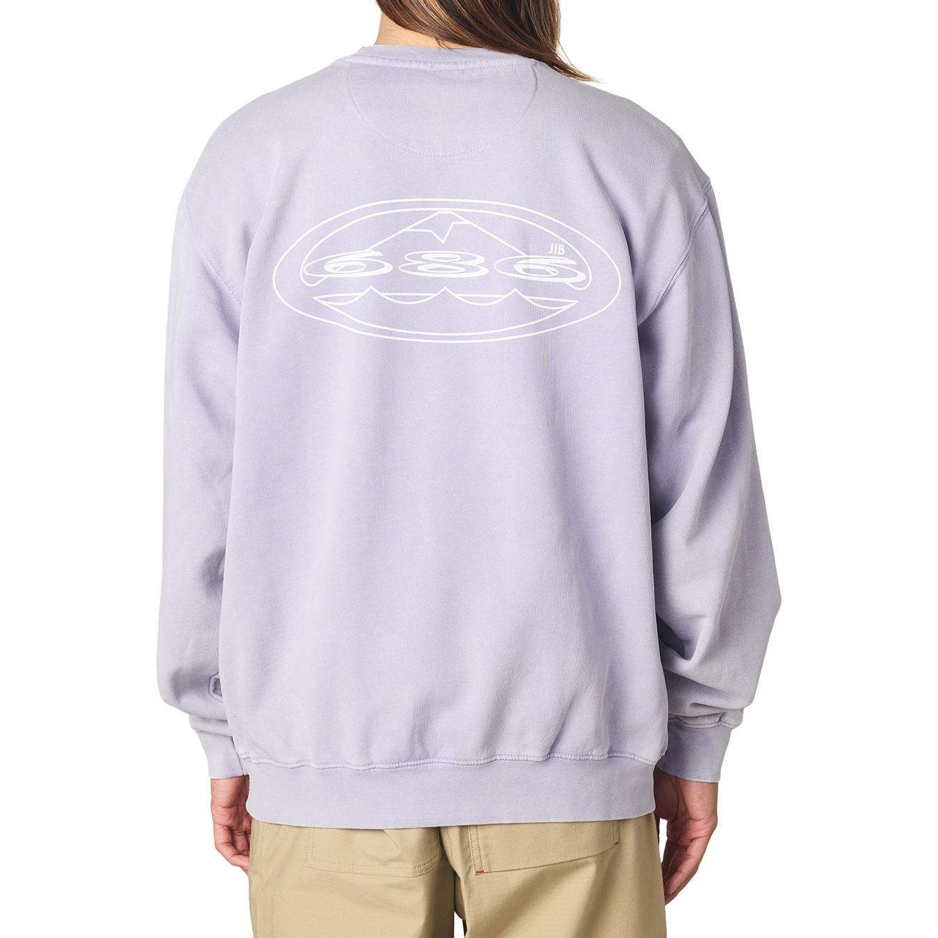 Mixed Relaxed Crewneck