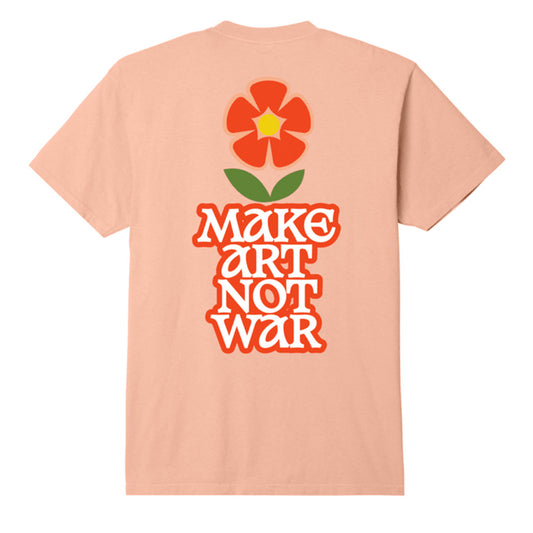 Make Art Not War Flower S/S T-Shirt 2024