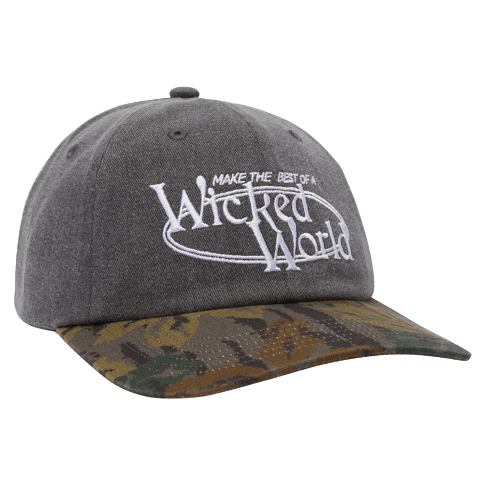 Pigment Wicked World 6 Panel Velcro Hat 2024