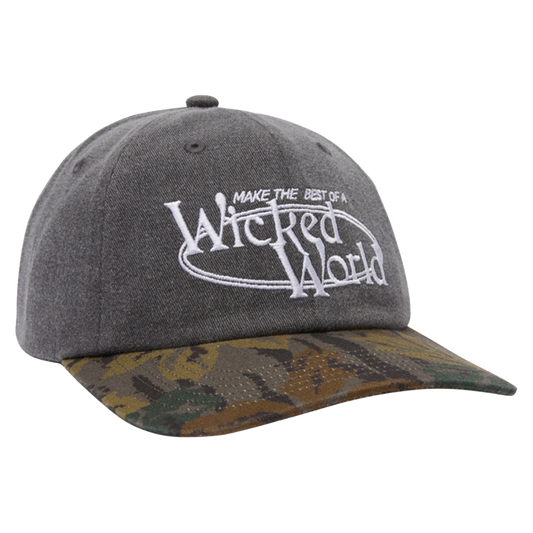 Pigment Wicked World 6 Panel Velcro Hat 2024