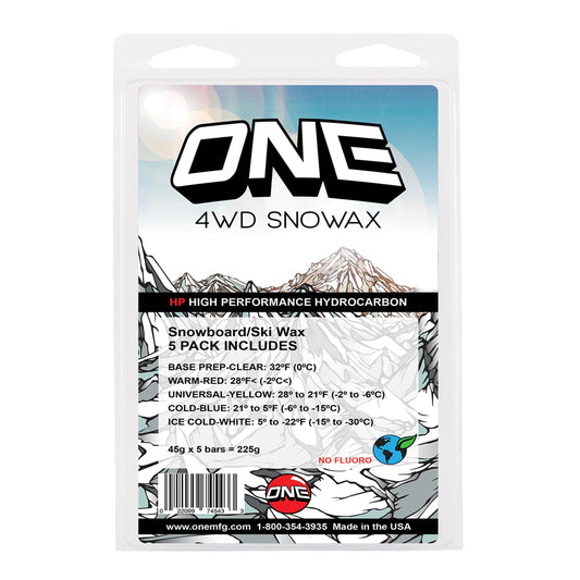 4WD 5 pack, Base Prep/warm/cool/cold/ice 225g total W24