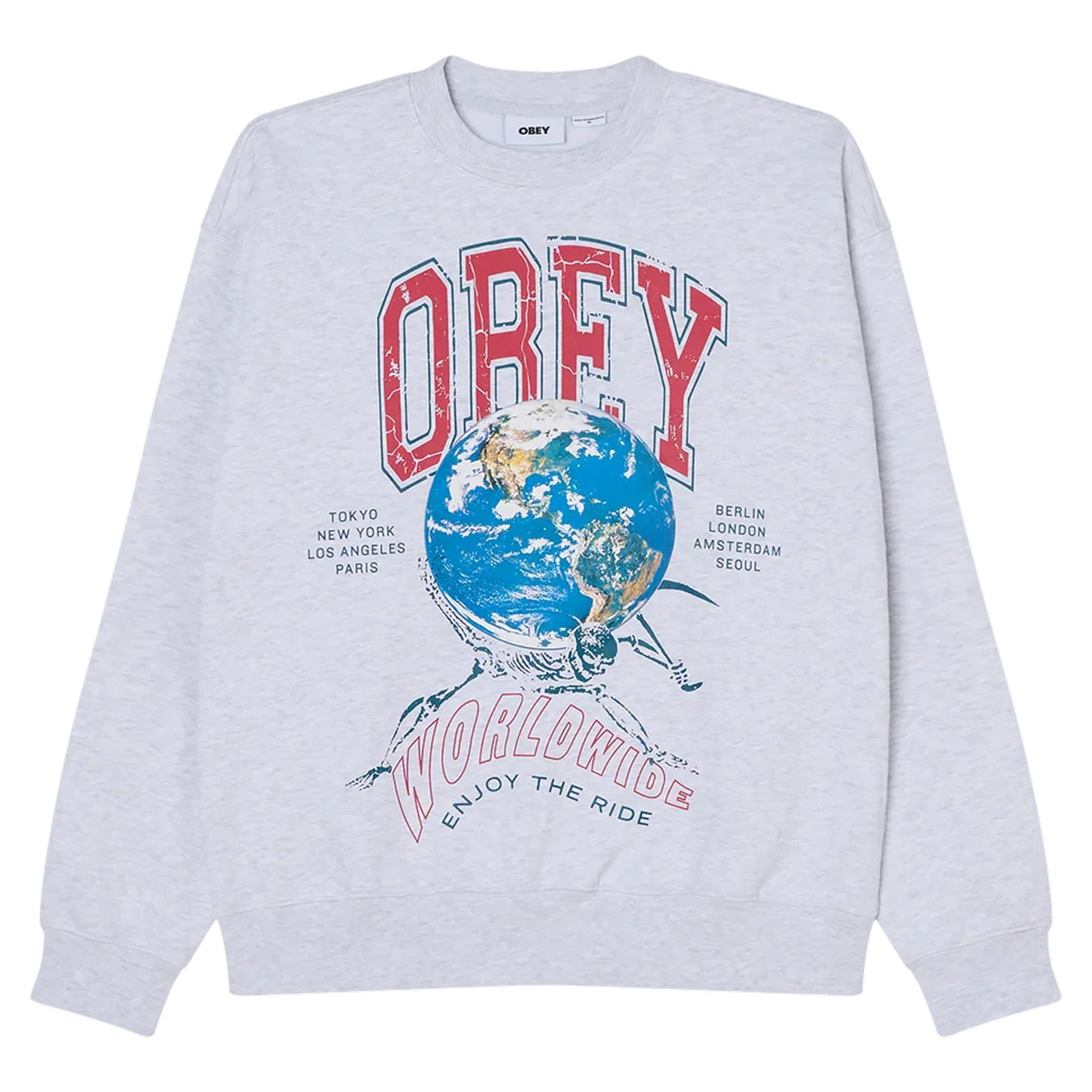 Obey Enjoy The Ride Crew Fleece Crew