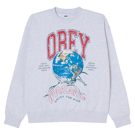 Obey Enjoy The Ride Crew Fleece Crew