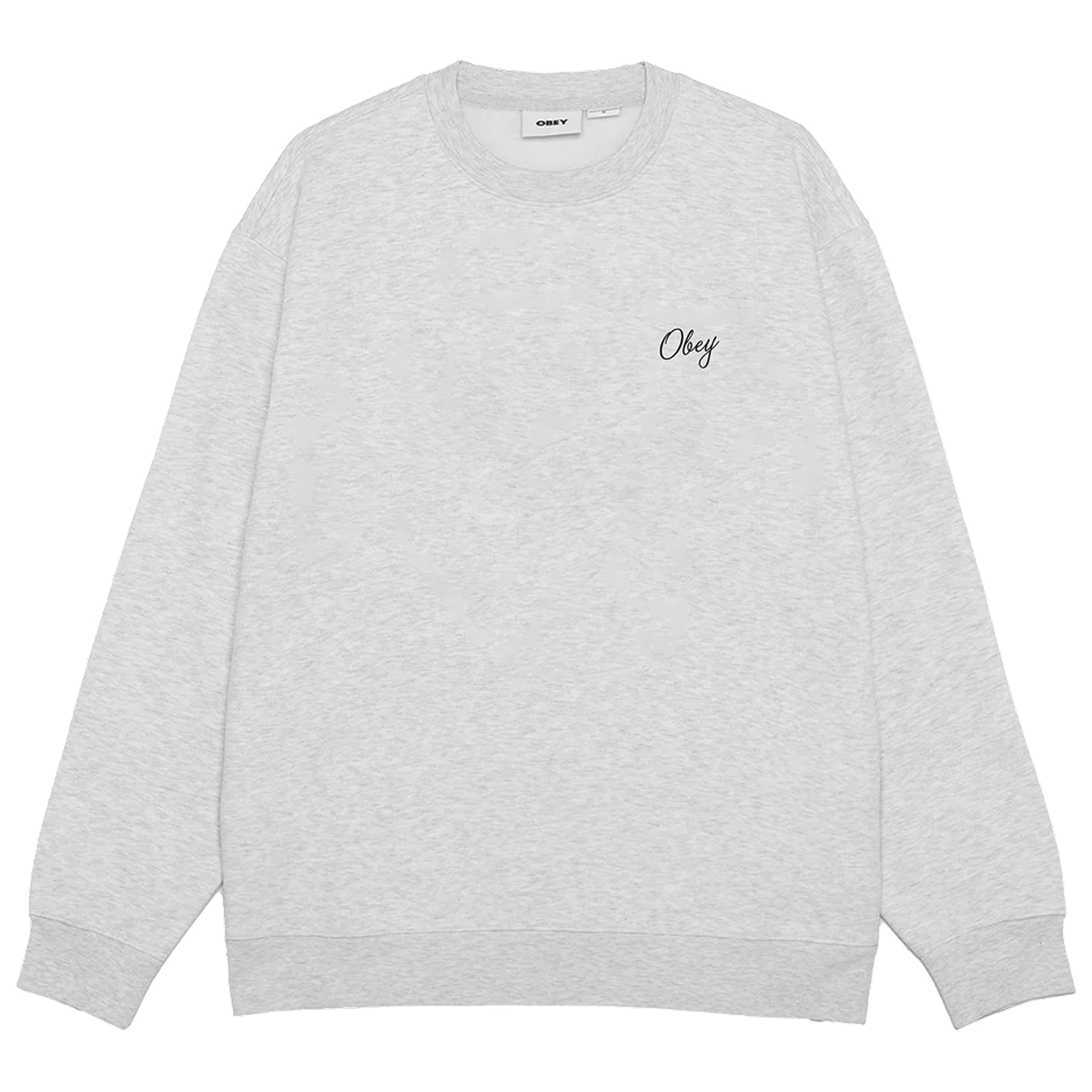 Obey Paper Rose French Terry Crew