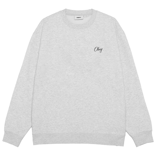 Obey Paper Rose French Terry Crew
