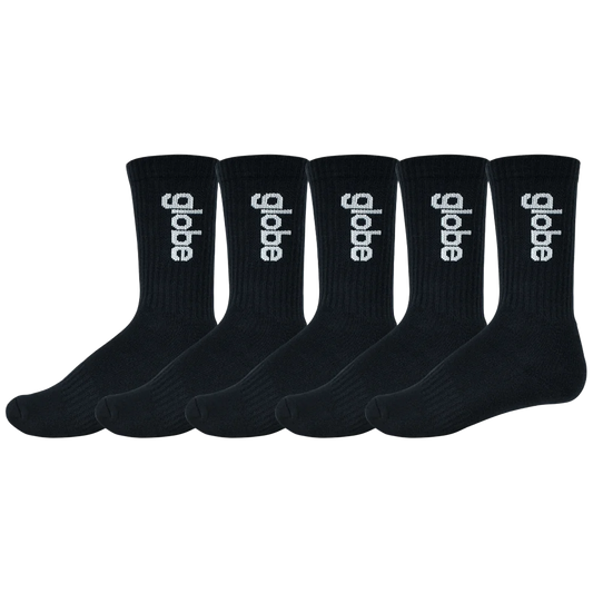 Og Vert Logo Hi Crew 5 Pack Sock